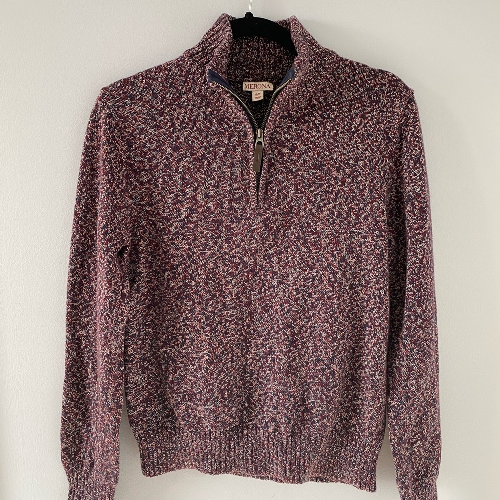 Men’s Small Maroon Pull-Over Sweater